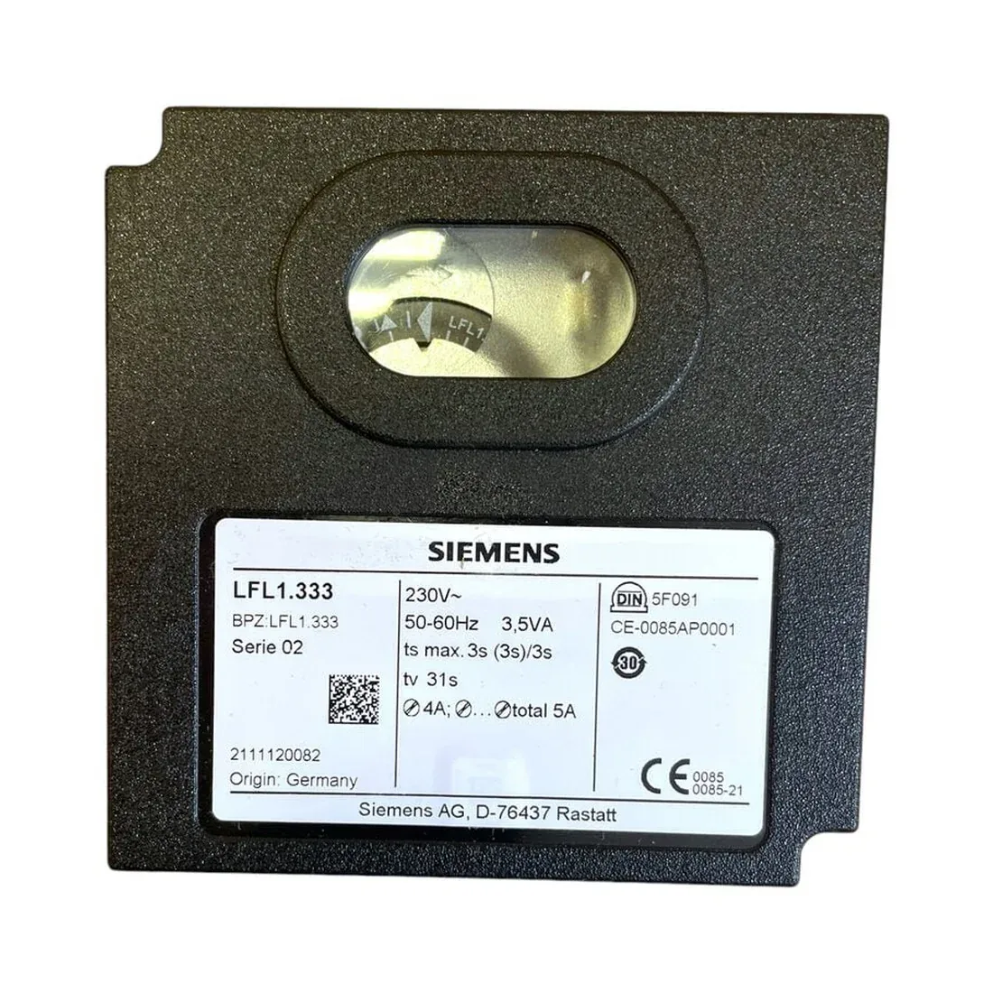 Siemens Burner Control LFL1.333 &mdash; Flame Safeguard, supplied by R.K. Instruments & Controls, manufactured by Siemens, Type LFL1.333